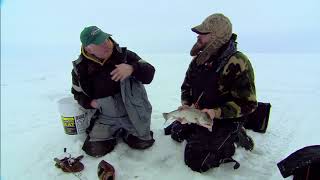 Ice Fishing Lake Superior Splake