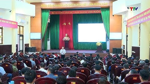 Bá Thước tập huấn nghiệp vụ công tác chuẩn tiếp cận pháp luật