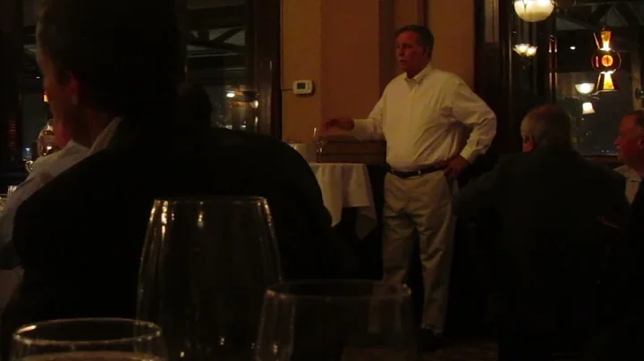 Richard Slade Retirement Dinner   Richard Speaking