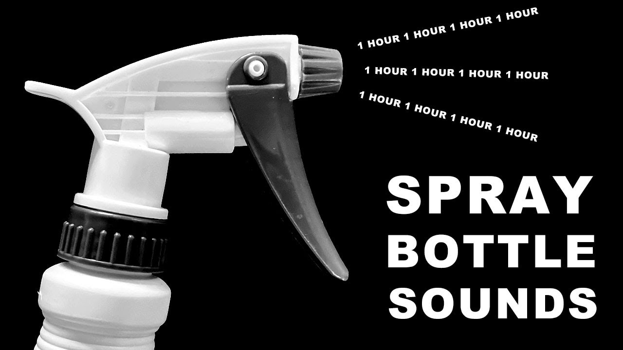 [ASMR] Spray Bottle Sounds NO TALKING, 1 Hour Straight Salt Lamp Dim Light For Relaxation