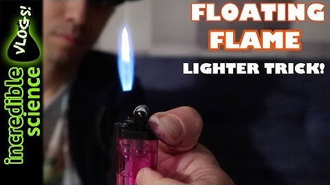 INCREDIBLE LIGHTER TRICK! FLOATING FLAME!