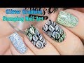 Glitter Gradient Stamping Nail Art / Стемпинг нейл арт с блестками