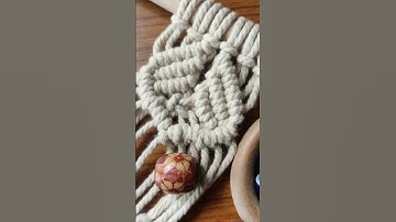 Macrame leaf #knot #macrame #beginners #macrameknots #macramepattern #shortvideo #shorts #reels