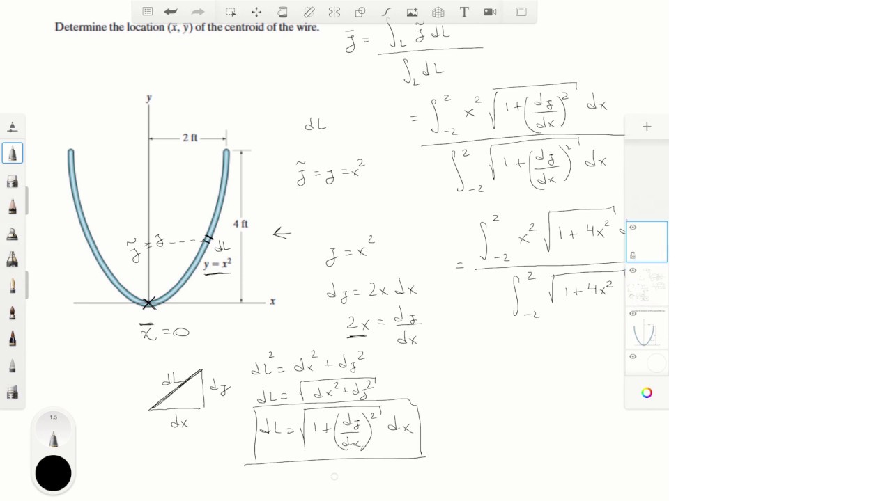 Centroid Of The Wire Youtube Centroid Of The Wire Youtube