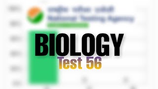 Nta abhyas app solution biology test 56 NEET screenshot 2