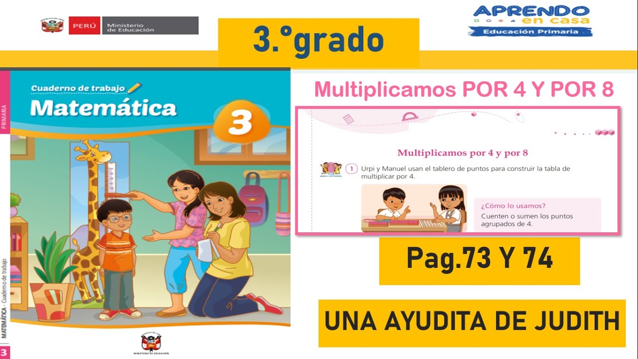 3 °PRIMARIA LIBRO DE MATEMÁTICA📲 LIBRO PAG 73-74 #aprendoencasa - YouTube