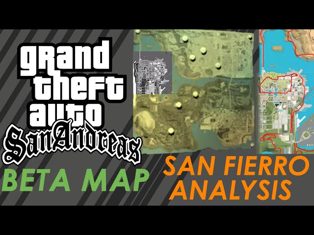 5 major differences in the beta map of GTA San Andreas