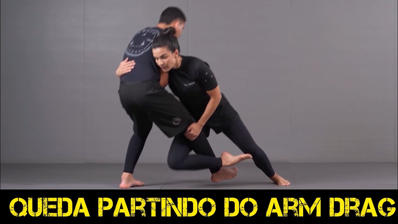 Utilizando o Arm Drag para Conectar Entrada de Queda Com Kyra Gracie (NOGI)