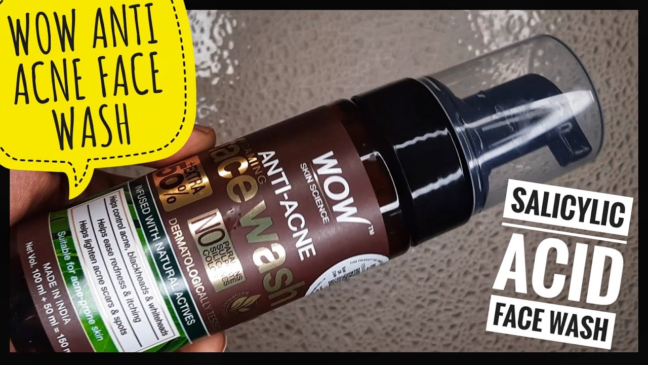 Anti Acne Face Wash Wow Anti Acne Foaming Face Wash Review Face