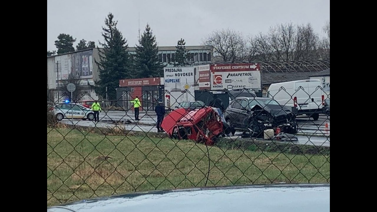 Nehoda v Lučenci (1. 4. 2022)