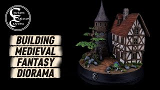 Building a medieval fantasy diorama for a logo