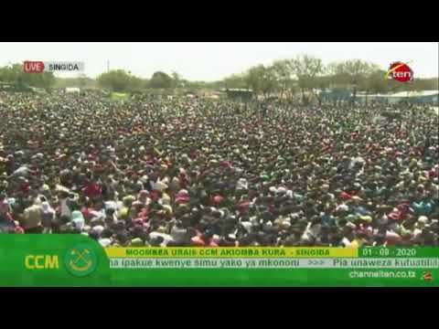 President Magufuli Playing Singeli During Election Campaign In TANZANIA