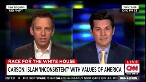 Dean Obeidallah and Sam Harris on CNN with Don Lem...