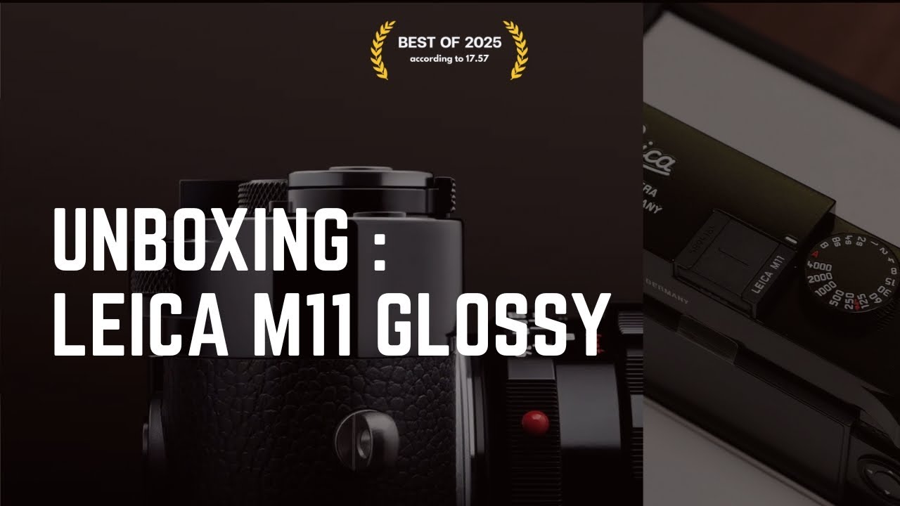 LEICA ที่สวยที่สุดตัวนึง | UNBOX : leica m11 black paint