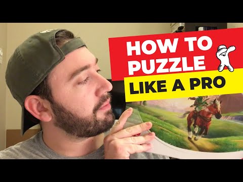Jigsaw puzzle tutorial. Tips and tricks. How to puzzle like a pro - YouTube