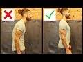 Fix Bad Posture in 10 Mins | 4 EASY EXERCISES to CORRECT Your Posture