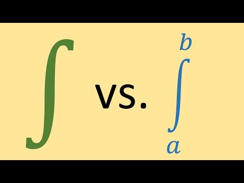 Video: Ano ang pagkakaiba sa isang integral?