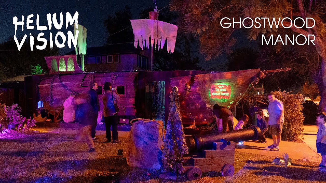 Helium Vision Presents: Ghostwood Manor - How One Man Built A Sunken Pirate Ship Maze In A Driveway