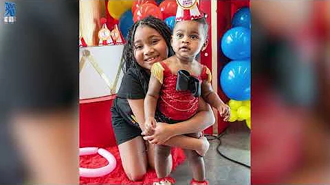 Icelynn 1st Birthday Bash: Dejounte Murray & Jania Meshell's Epic Celebration!