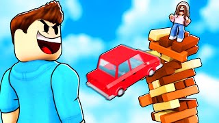 J'ai Joué au Jenga Géant Dans Roblox