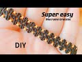 HOW TO MAKE MACRAME BRACELET#TUTORIAL#DIY#MACRAME#BRACELET#SUPER EASY