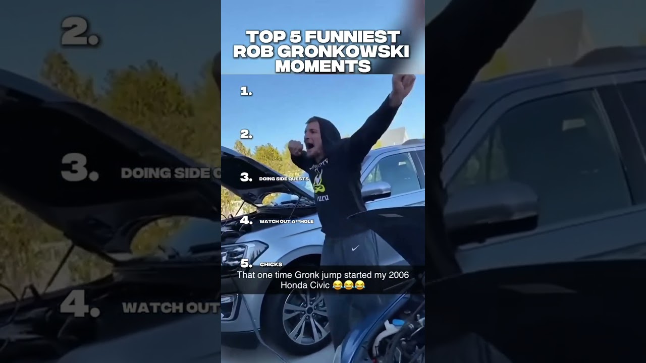 TOP 5 FUNNIEST ROB GRONKOWSKI MOMENTS😂 