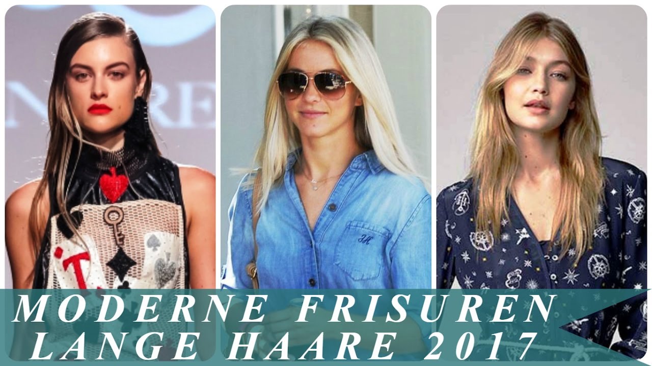 Moderne Frisuren Lange Haare 2017 Youtube