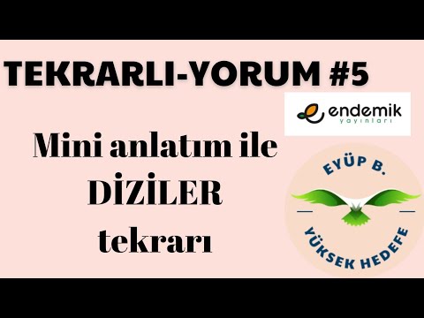 40 DAKİKADA DİZİLER TEKRAR| ENDEMİK AYT SORU BANKASI