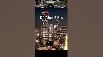 🔥How to fly Night City with DJI Mini 4 Pro! #dji #drone #viral