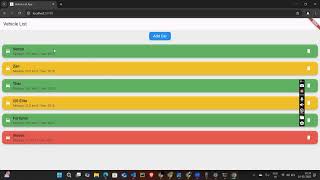 🚀 Flutter Vehicle List App with Firestore | Dynamic CRUD &amp; Color Coding | Internship Assignment