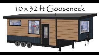 10x32 Gooseneck Tiny house