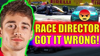 Leclerc FUMING at Safety Car Finish: Should've Red Flagged! 😡 F1 News