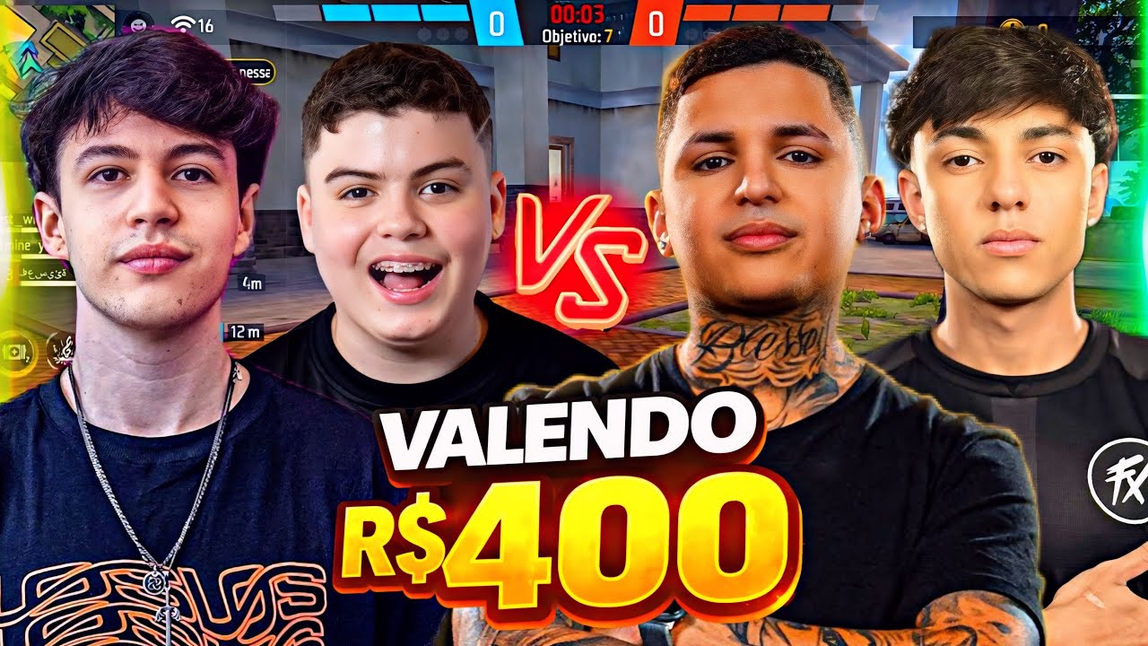🔥 4x4 APOSTADO VALENDO R$400 – TWO9 PROVOCOU E FARPOU ELTIN! MANOMAX FICOU BOLAD0!