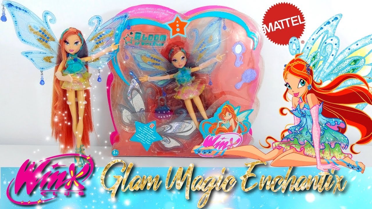 Winx Club Review Bloom Glam Magic Enchantix Mattel Fr Youtube