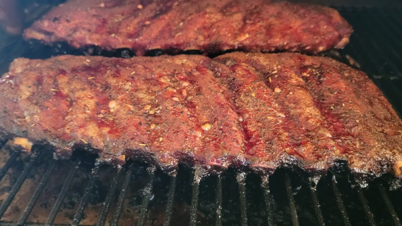Smoking Ribs on Green Mountain Grill (pellet grill) YouTube