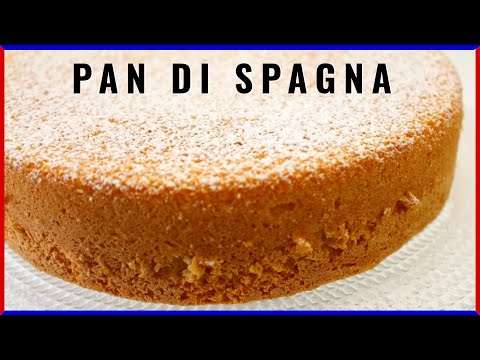 HOW TO MAKE PAN DI SPAGNA (ITALIAN SPONGE CAKE) RECIPE by ItalianCakes USA