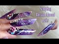 Watch me work | Sculpting Russian Almond Nails with dark Acrylic nailbeds | NailsofNorway