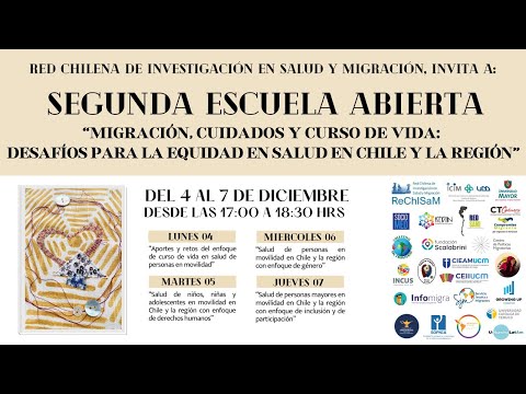 II Escuela Abierta: Migración, Cuidados y Cursos de vida - Sesión 1