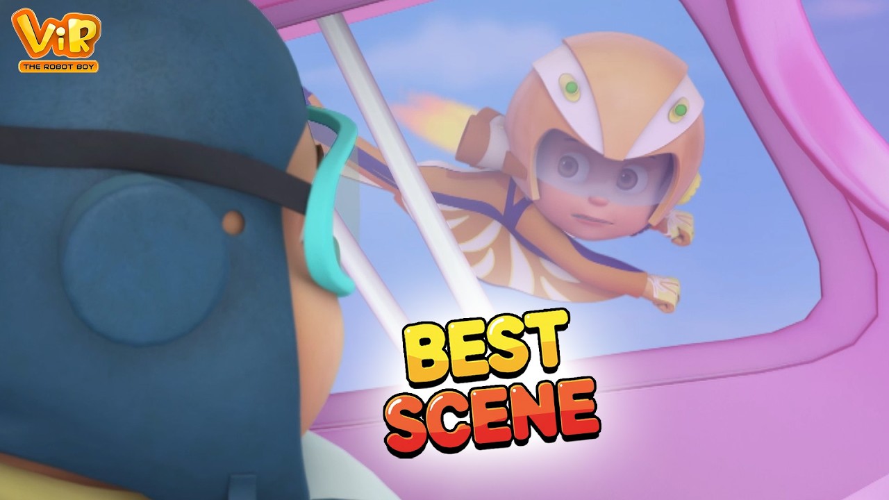 Vir The Robot Boy : Robotic Vir Aur Imli Ka Hawai Plane | Best Scenes Robot Cartoon for kids