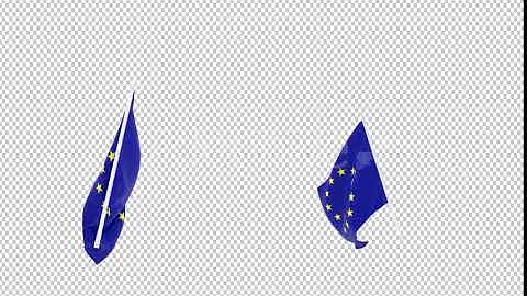 Flag Transition - European Union | Motion Graphics - Envato elements