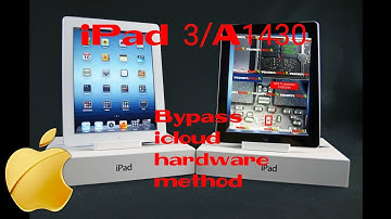 iPad3 / A1430 remove icloud hardware tutorial