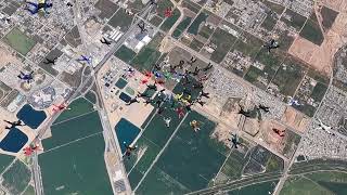 Didier Valin Skydive. Sos World Record. Perris Avril 2023. Day3 Jump3 Ob