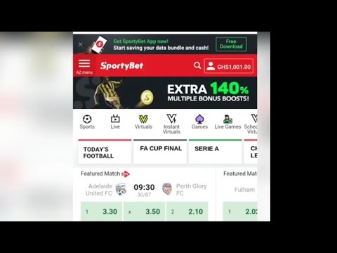HOW TO HACK HACK SPORTYBET APP 2020 (1000GH) GHANAIANS