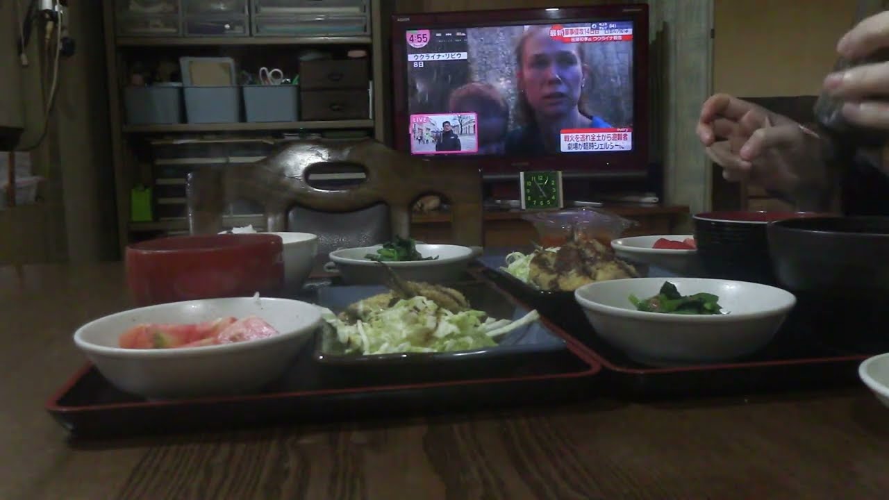 【障害者の日常】鰯フライ食べました。