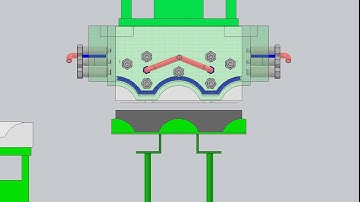 Quá trình dập khuôn ngói lót nóc ( PA1 - 2)