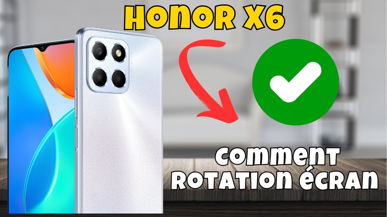 Comment rotation écran Honor X6 - YouTube