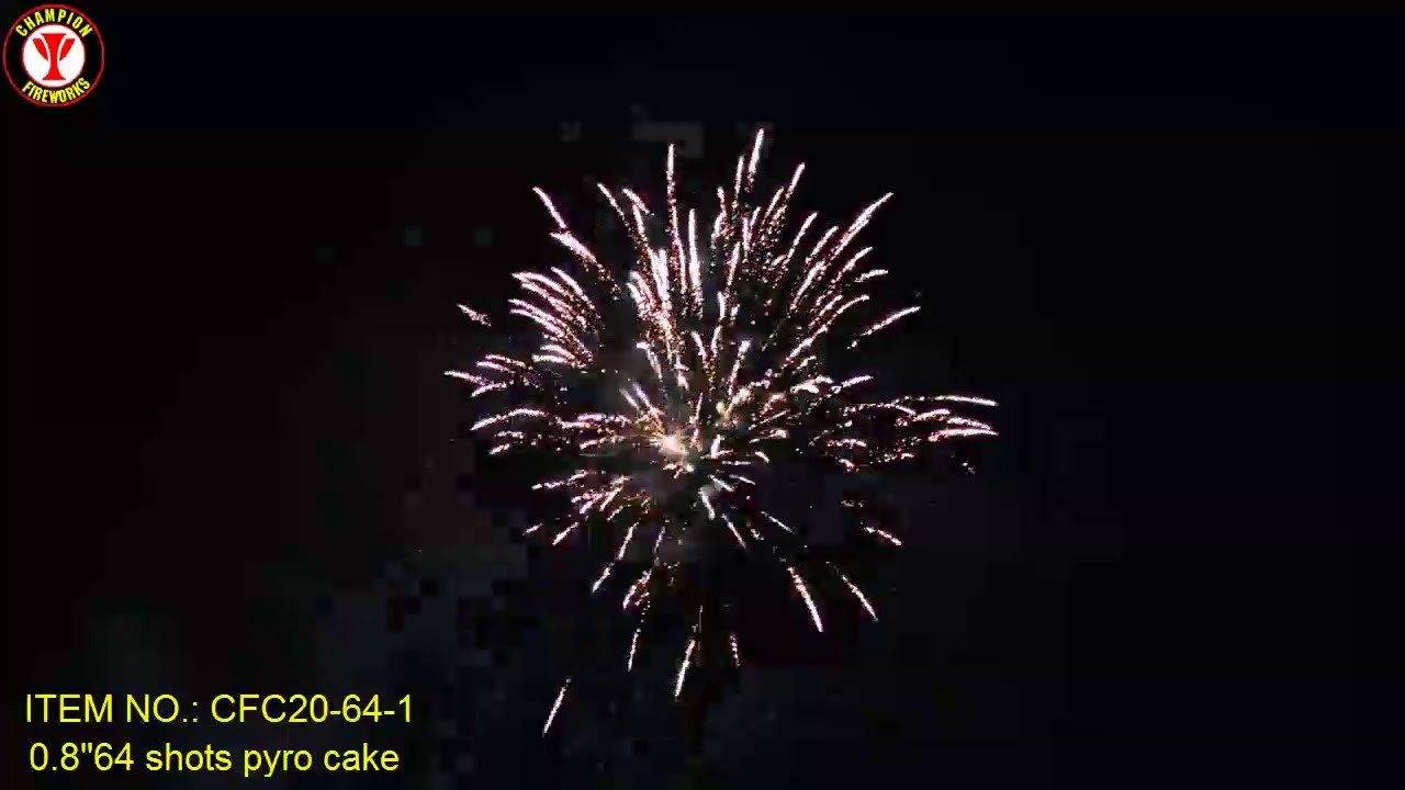 CFC20-64-1   0 8''64 shots pyro cake