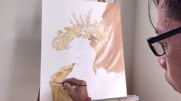 Kỹ thuật vẽ sơn dầu nhiều lớp/phần một lót đơn sắc.