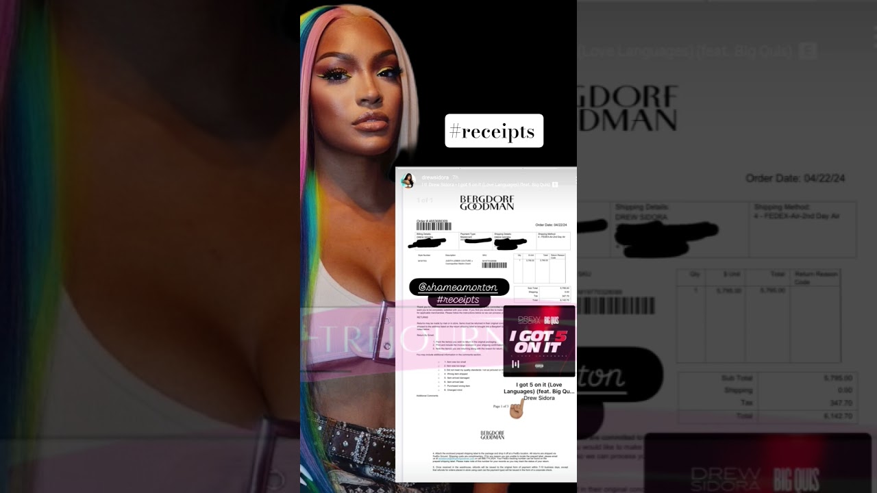 DREW SIDORA PRODUCED THE RECEIPTS! SHAMEA, WHERE IS THE LIE?