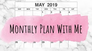 HOW TO PLAN YOUR MONTHLY SCHEDULE | PLAN FOR SUCCESS